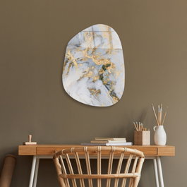 Wallity Cuadro Decorativo de Pintura en Vidrio Templado Multicolor 35 x 50 cm